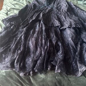 Elegant Black Lace Dress